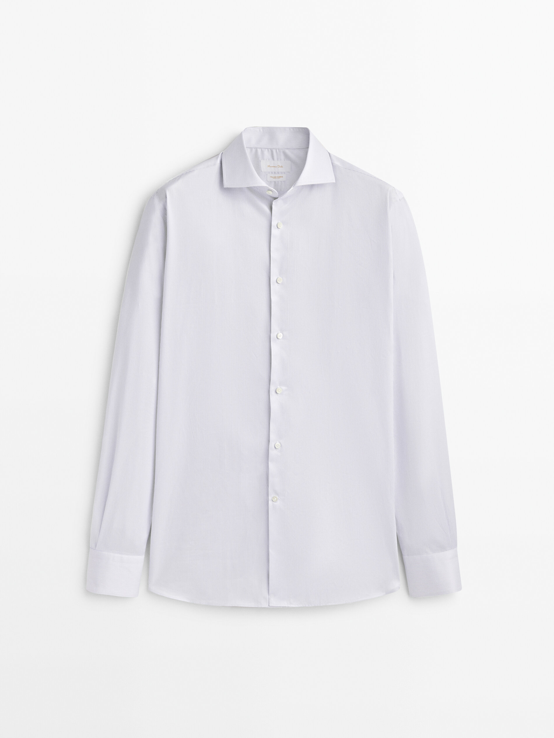

Рубашка мужская Massimo Dutti 00111551804 серая 38, 00111551804