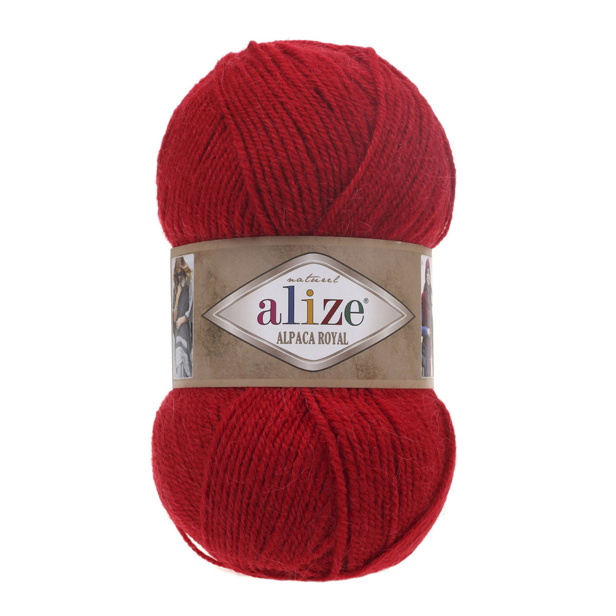 

Пряжа Alize 580479_00009 Alpaca royal 56 красный, Alpaca royal