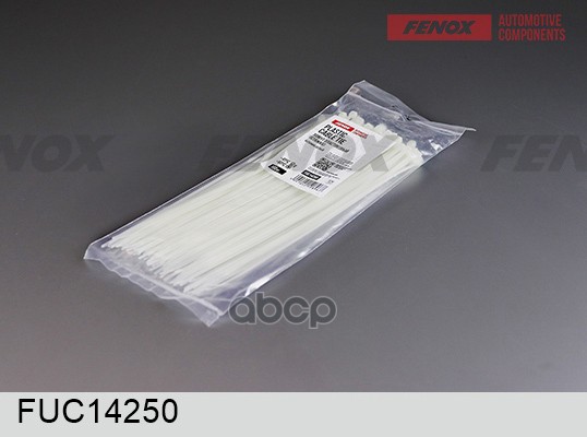 

FENOX FUC14250 Хомут пластиковый Стяжка 4*250 мм 100 штук, Белый 1шт