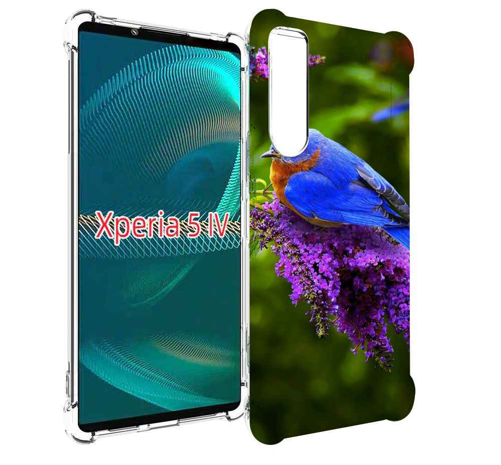 

Чехол MyPads Птица-сиреневая для Sony Xperia 5 IV (5-4), Прозрачный, Tocco