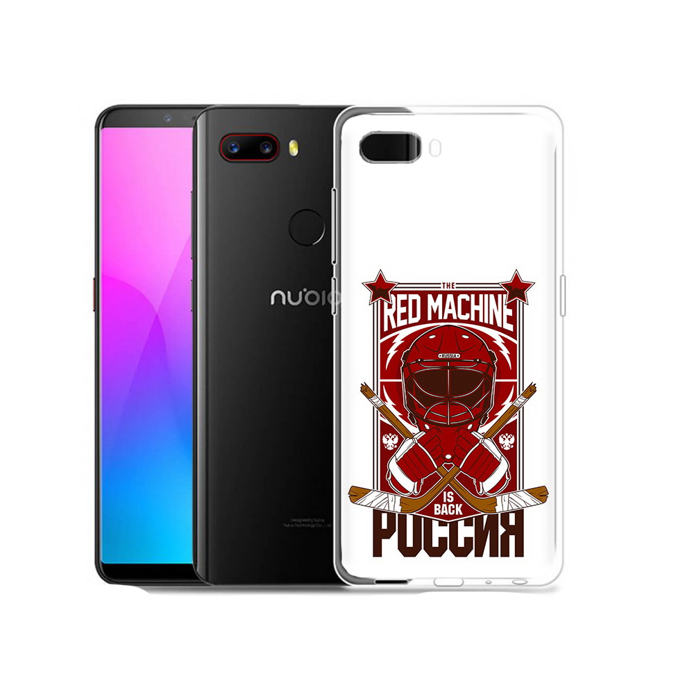 

Чехол MyPads Tocco для ZTE Nubia Z18 хоккей россия (PT115657.463.666), Прозрачный, Tocco