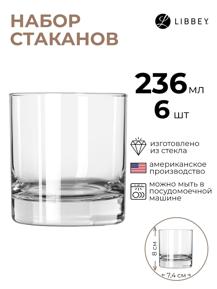 

Олд Фэшн Хеви бейс 6 шт, Прозрачный