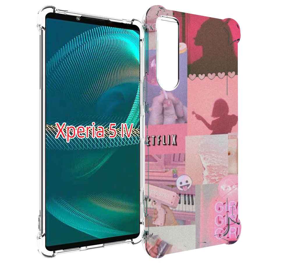 

Чехол MyPads Розовый-вайб для Sony Xperia 5 IV (5-4), Прозрачный, Tocco
