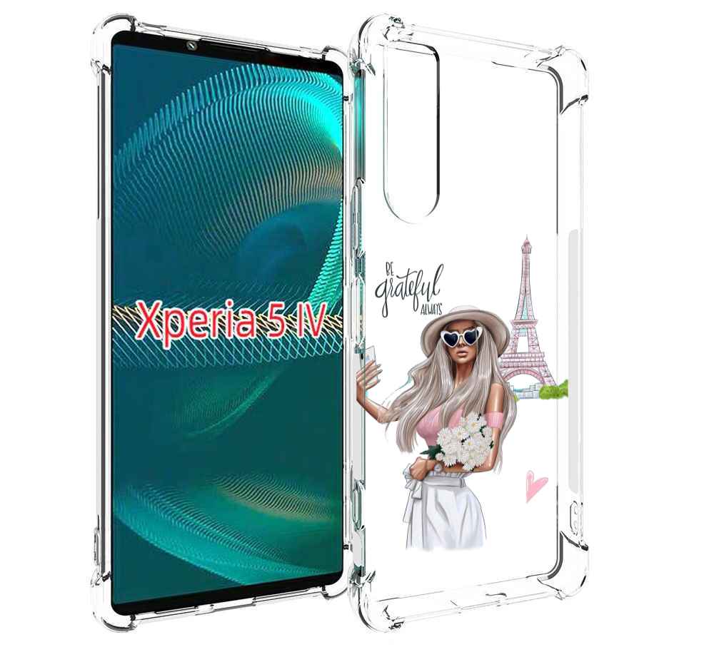 

Чехол MyPads Селфи-в-Париже женский для Sony Xperia 5 IV (5-4), Прозрачный, Tocco
