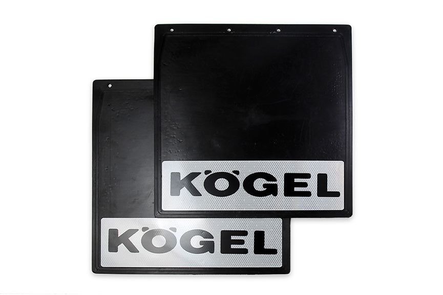 

Комплект брызговиков KOGEL светоотражающие 400*400 (черная надпись)