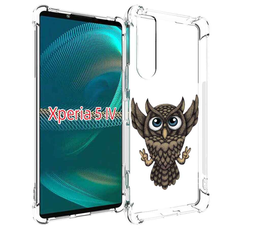 

Чехол MyPads Сова для Sony Xperia 5 IV (5-4), Прозрачный, Tocco