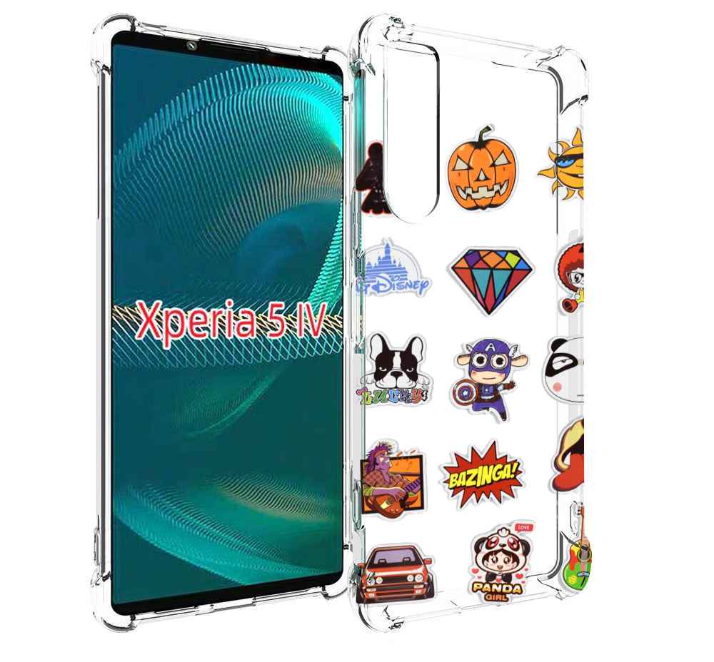

Чехол MyPads Стикеры-2 для Sony Xperia 5 IV (5-4), Прозрачный, Tocco