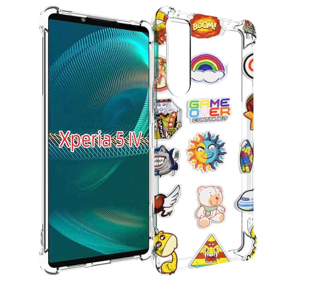 

Чехол MyPads Стикеры для Sony Xperia 5 IV (5-4), Прозрачный, Tocco