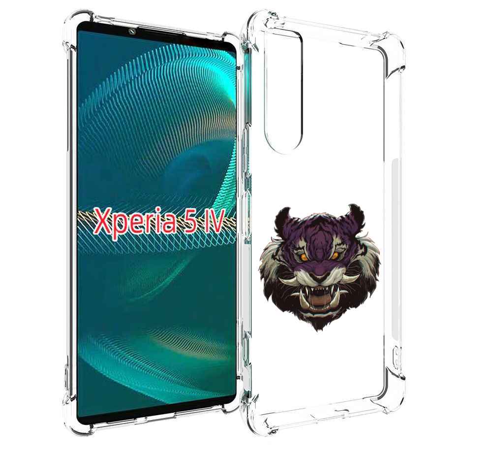 

Чехол MyPads Страшный-тигр для Sony Xperia 5 IV (5-4), Прозрачный, Tocco