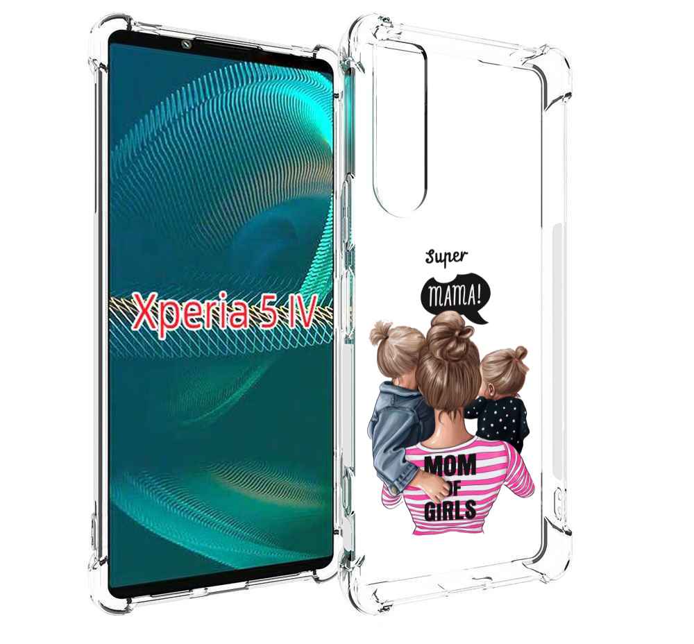 

Чехол MyPads Супер-мама-2 женский для Sony Xperia 5 IV (5-4), Прозрачный, Tocco