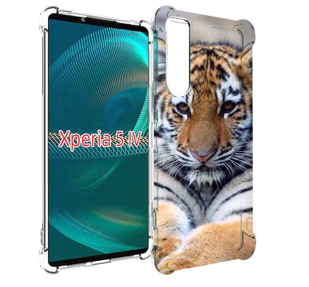 

Чехол MyPads Тигренок для Sony Xperia 5 IV (5-4), Прозрачный, Tocco