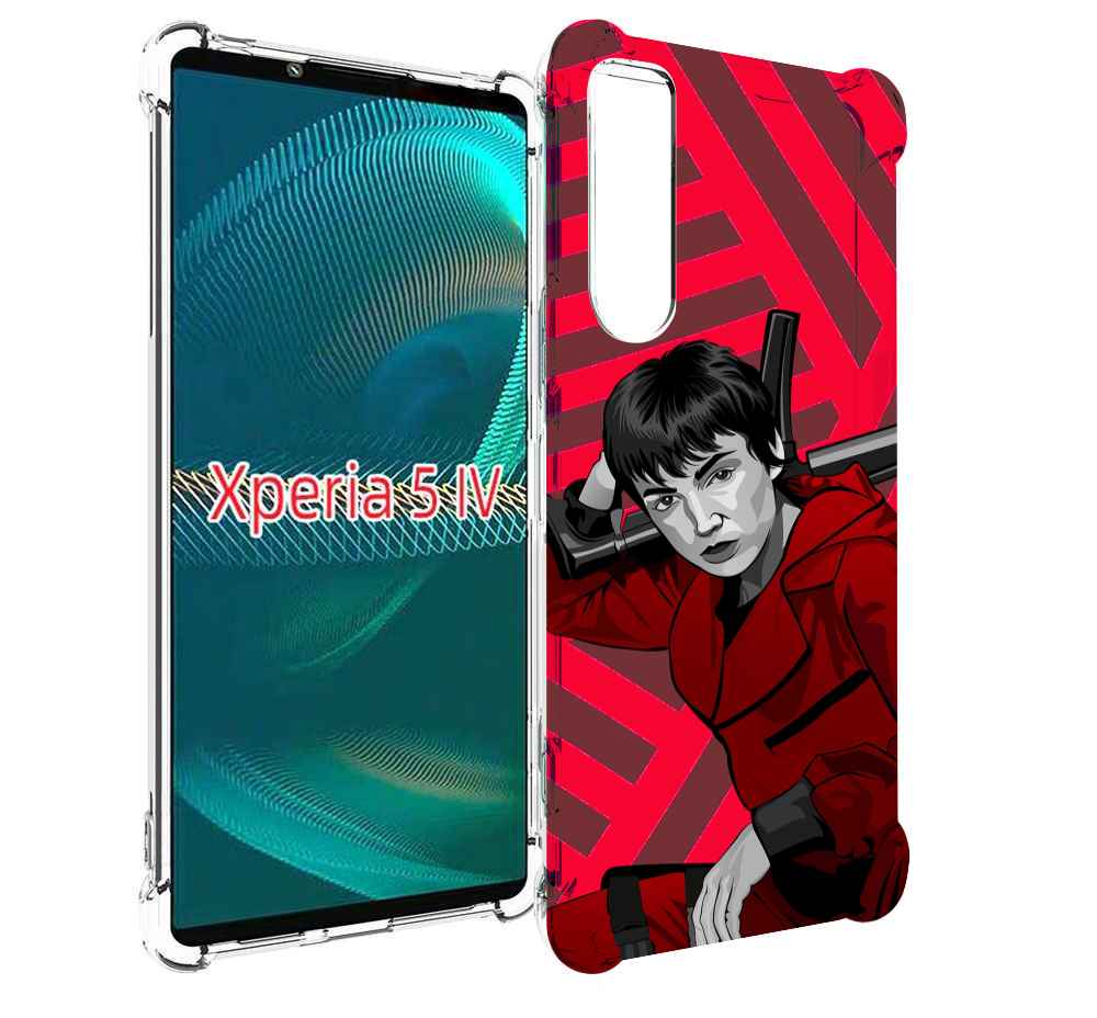 

Чехол MyPads Токио-бумажный-дом для Sony Xperia 5 IV (5-4), Прозрачный, Tocco