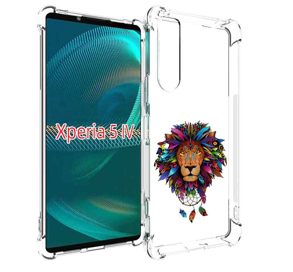 

Чехол MyPads Тотемный Лев для Sony Xperia 5 IV (5-4), Прозрачный, Tocco