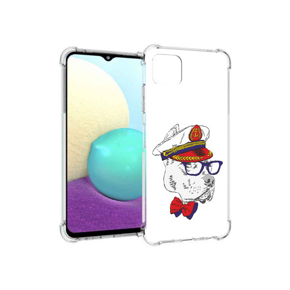 

Чехол MyPads Tocco для Samsung Galaxy A22s 5G бульдог (PT226906.544.251), Прозрачный, Tocco