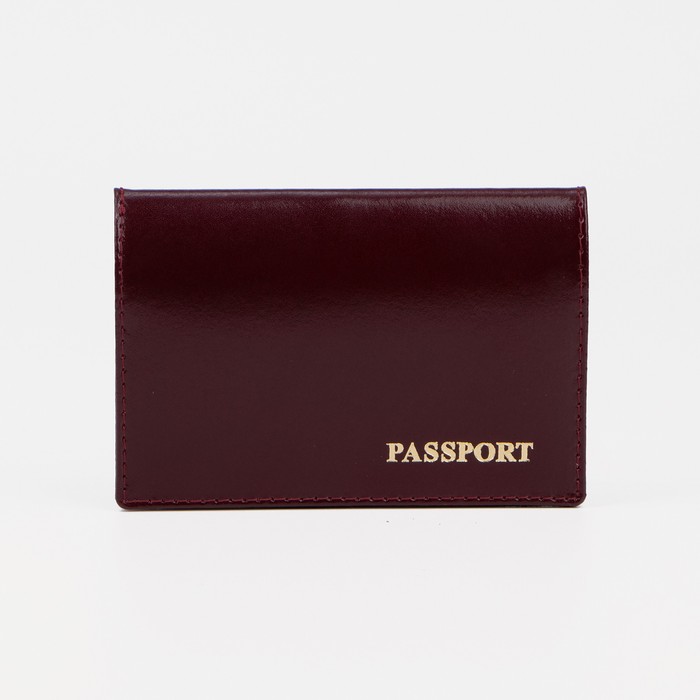 Обложка для паспорта унисекс RST Р00005457, бордовый