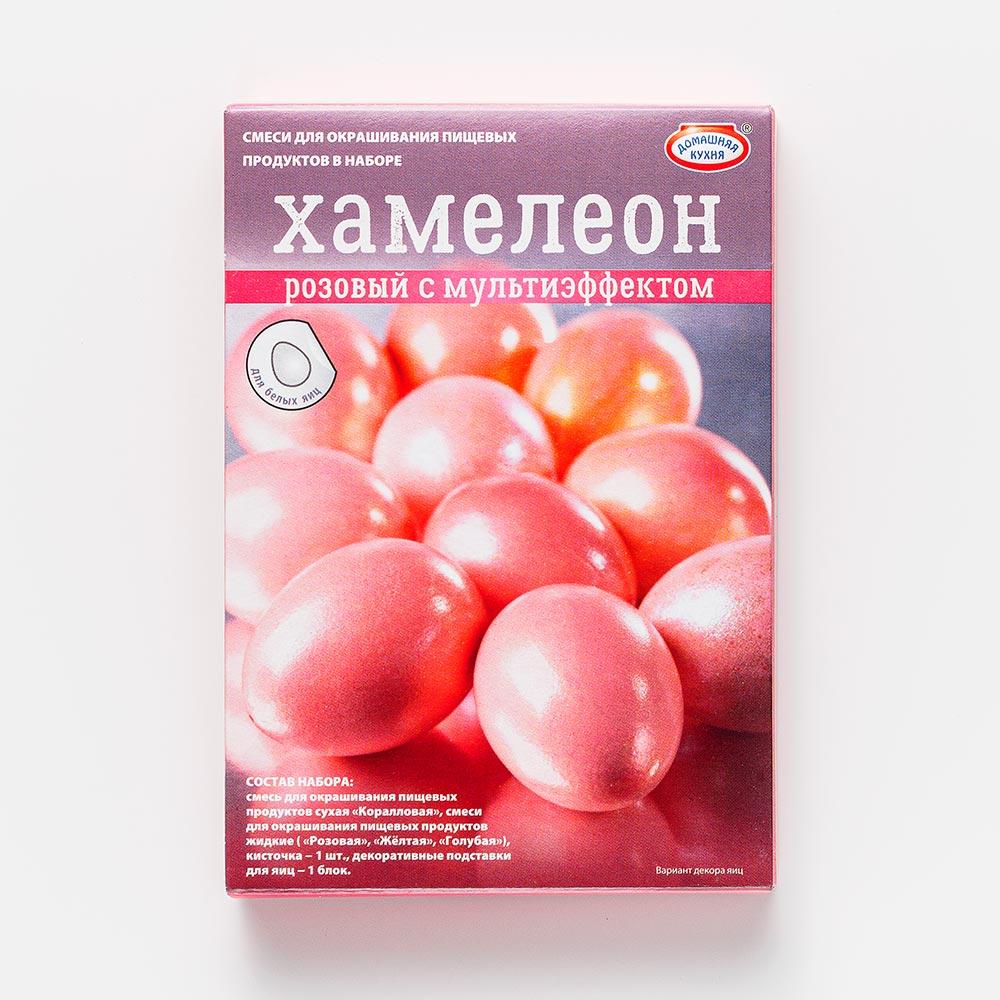 

Смесь для окрашивания пищевых продуктов Домашняя кухня Хамелеон розовый 1 шт.