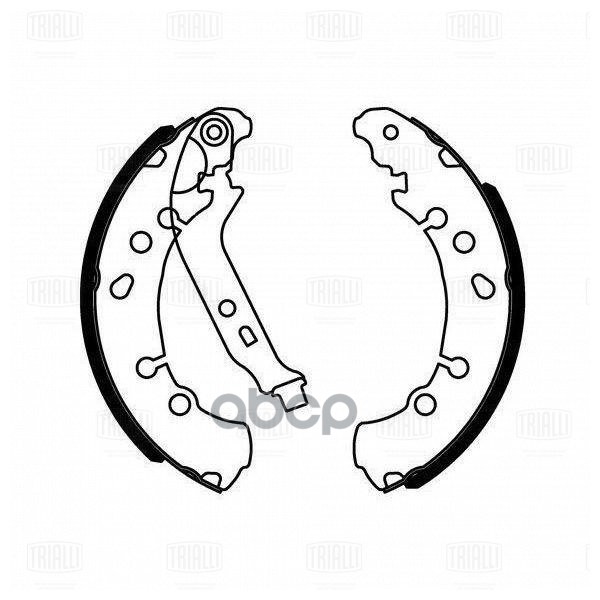

Колодки Торм. Для А/М Toyota Yaris (05-) Барабан. 203x40 (Gf 4566) Trialli арт. GF 4566
