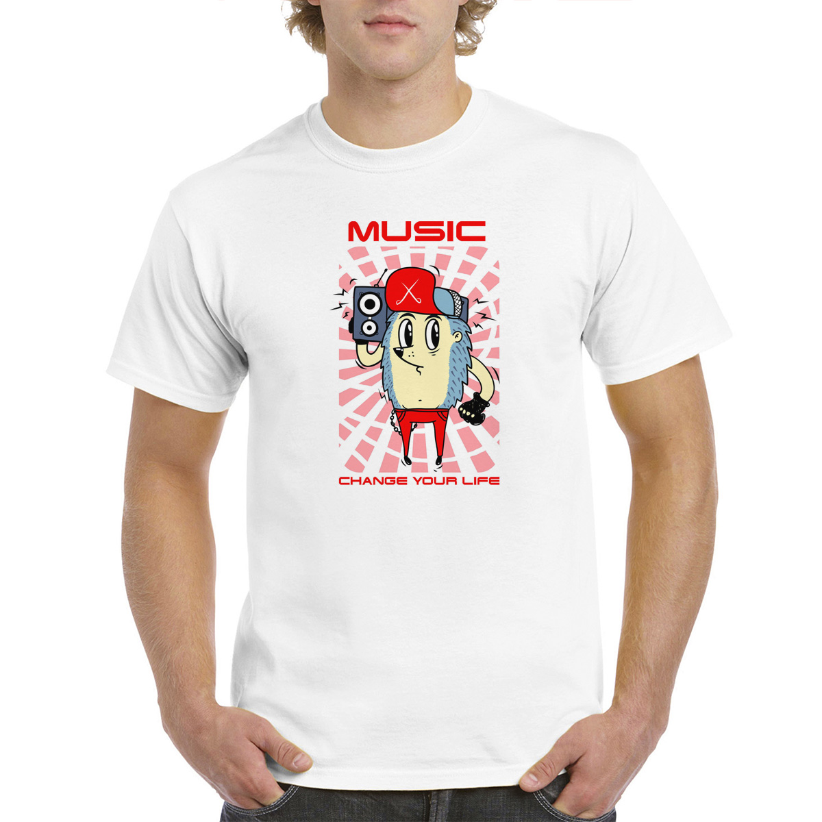 

Футболка унисекс CoolPodarok M0151262 белая 42 RU, Белый, M0151262