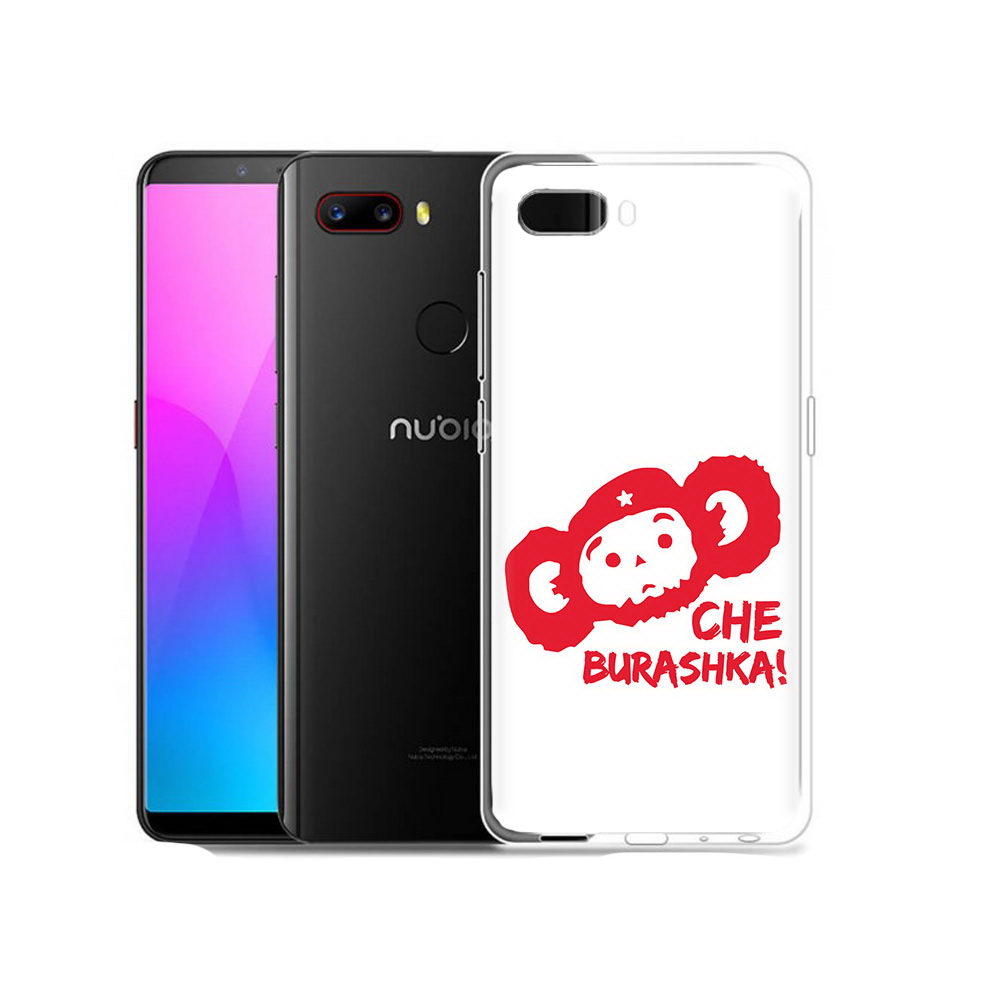 

Чехол MyPads Tocco для ZTE Nubia Z18 чебурашка (PT115657.463.672), Прозрачный, Tocco
