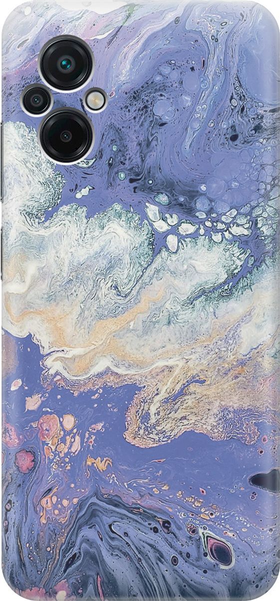 

Силиконовый чехол на Xiaomi Poco M5 "Фиолетовый мрамор", Белый;желтый, 15131