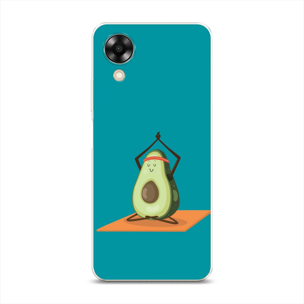 

Чехол на Oppo A17K "Расслабься с авокадо", Бирюзовый, 2512850-6