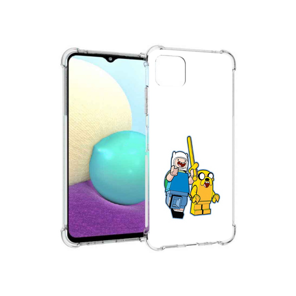 

Чехол MyPads Tocco для Samsung Galaxy A22s 5G время приключений лего (PT226906.544.274), Прозрачный, Tocco