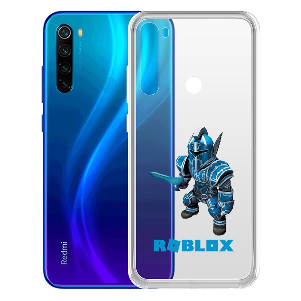 

Чехол-накладка Roblox-Рыцарь Алар для Xiaomi Redmi Note 8/Note 8 (2021), Прозрачный