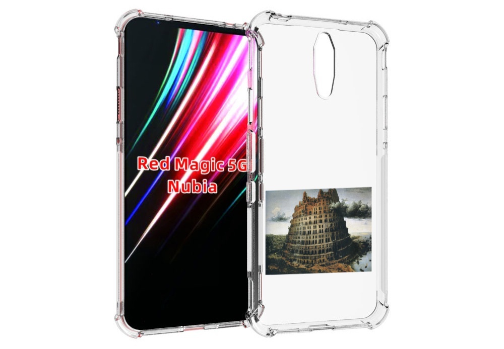 

Чехол MyPads Горгород Oxxxymiron для ZTE Nubia Red Magic 1 5G, Прозрачный, Tocco