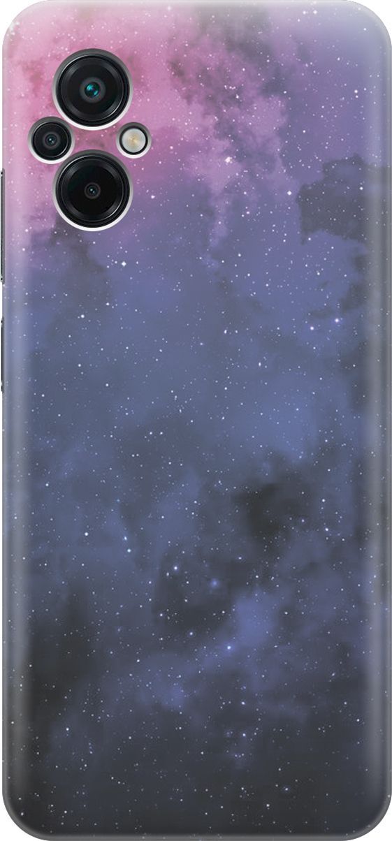 

Силиконовый чехол на Xiaomi Poco M5 "Звездное зарево", Голубой;синий, 15141