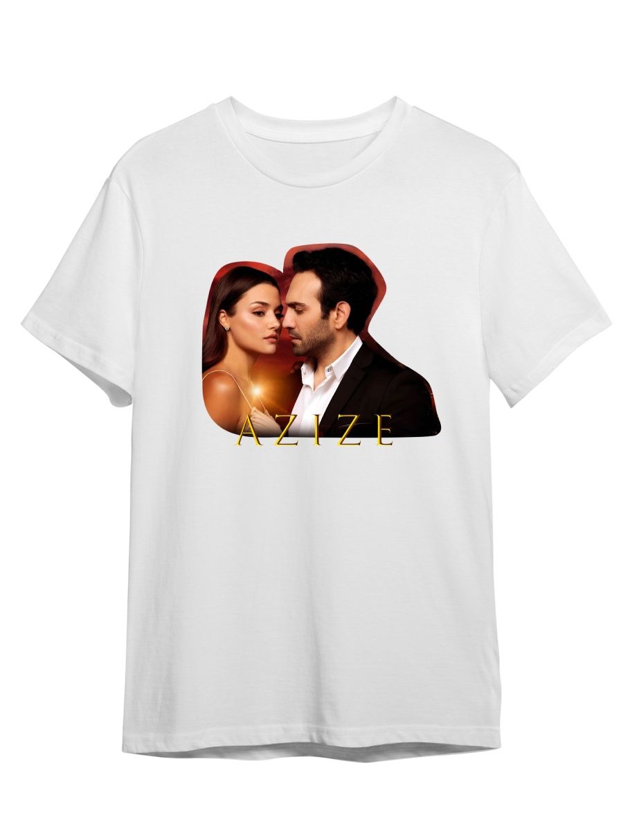 

Футболка унисекс Каждому Своё Азизе/Azize/Турецкий сериал SRAZ3 белая 5XL, "Азизе/Azize/Турецкий сериал" SRAZ3