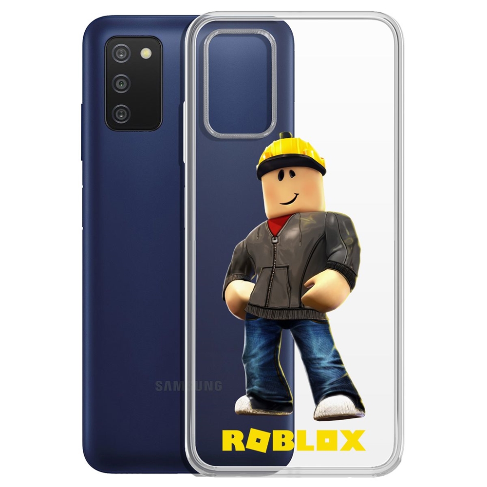 

Чехол-накладка Roblox-Строитель для Samsung Galaxy A03s (A037), Прозрачный