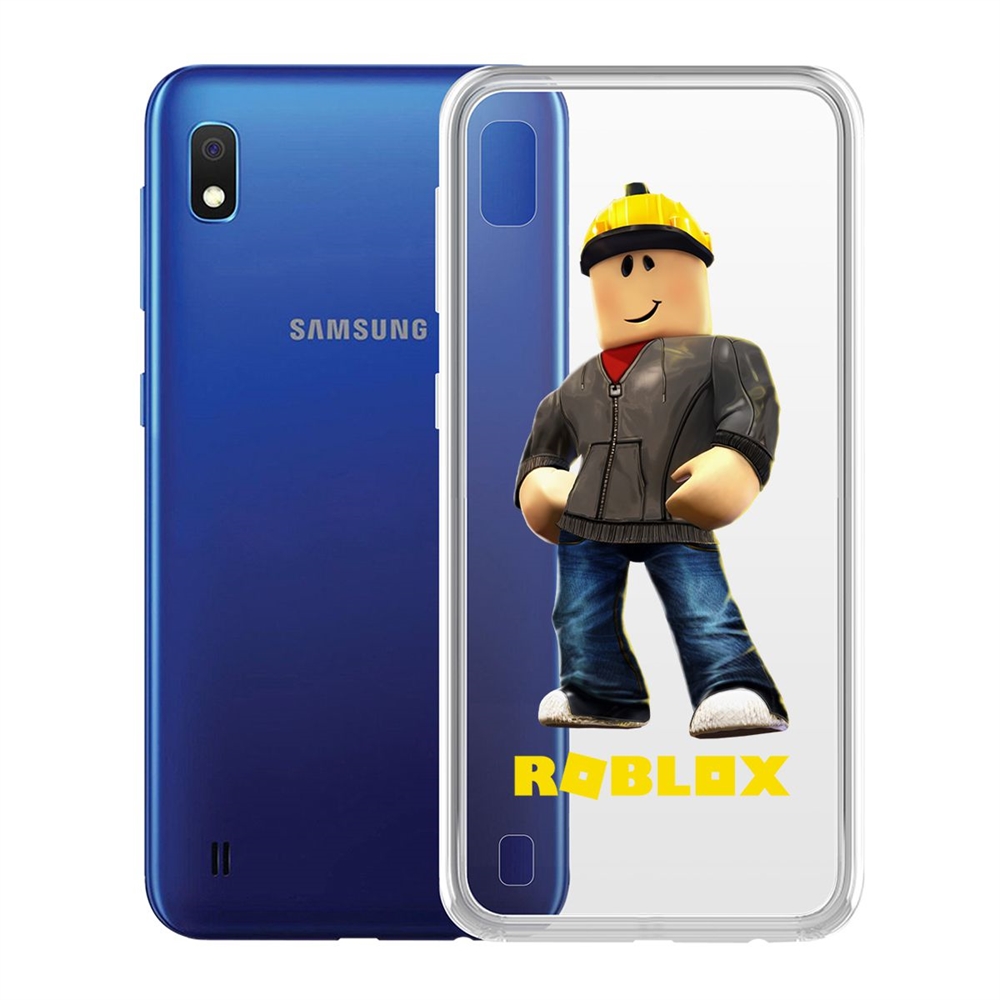 

Чехол-накладка Roblox-Строитель для Samsung Galaxy A10 (A105), Прозрачный