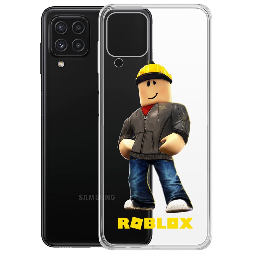 

Чехол-накладка Roblox-Строитель для Samsung Galaxy A22/M22 (A225/M225), Прозрачный