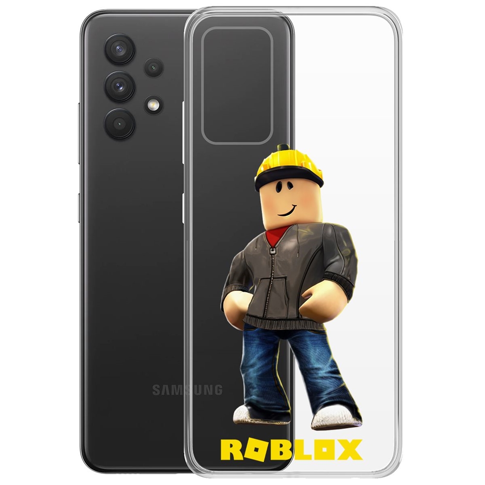 

Чехол-накладка Roblox-Строитель для Samsung Galaxy A32 (A325), Прозрачный