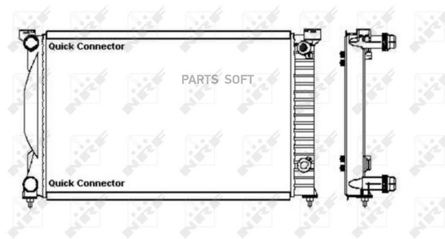 

Радиатор NRF 50543a