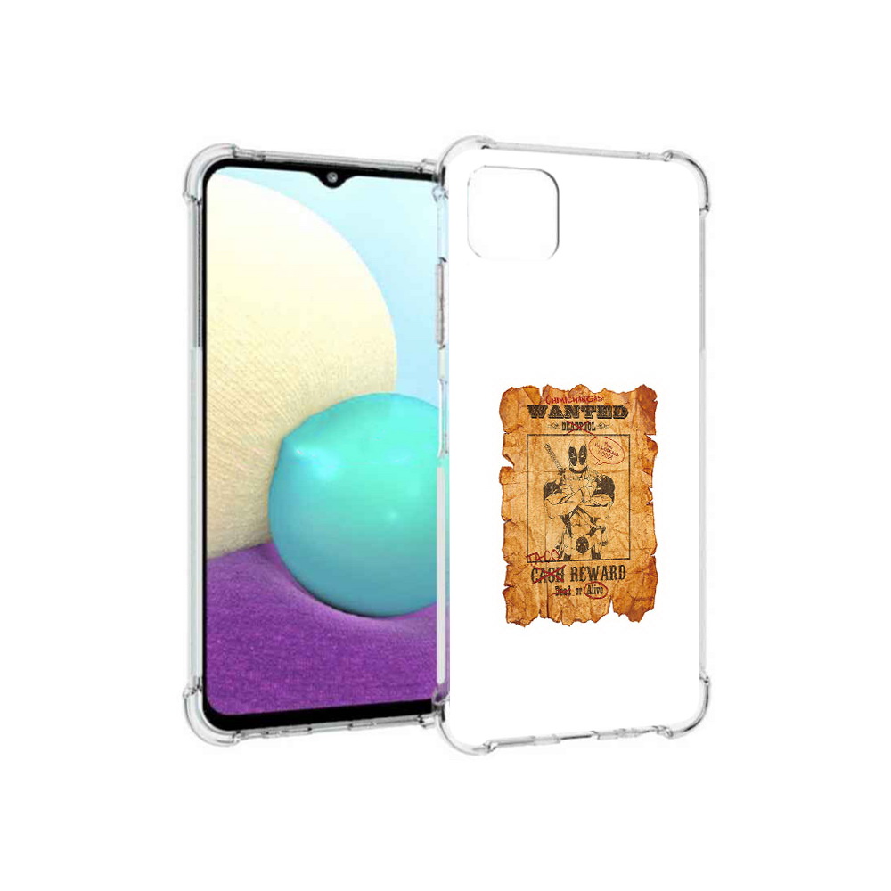 

Чехол MyPads Tocco для Samsung Galaxy A22s 5G дедпул (PT226906.544.317), Прозрачный, Tocco