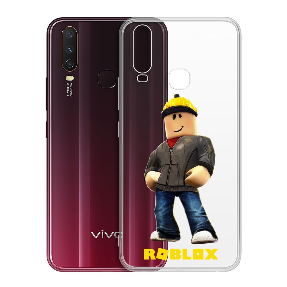 Чехол-накладка Roblox-Строитель для Vivo Y11/Y12/Y17
