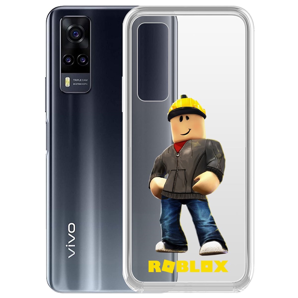 

Чехол-накладка Roblox-Строитель для Vivo Y31, Прозрачный