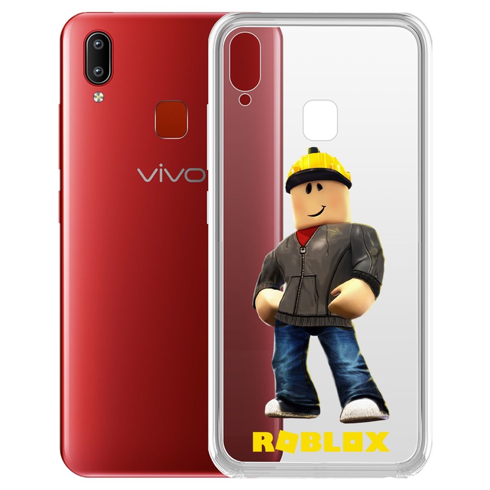 

Чехол-накладка Roblox-Строитель для Vivo Y91/Y91i/Y93/Y95, Прозрачный