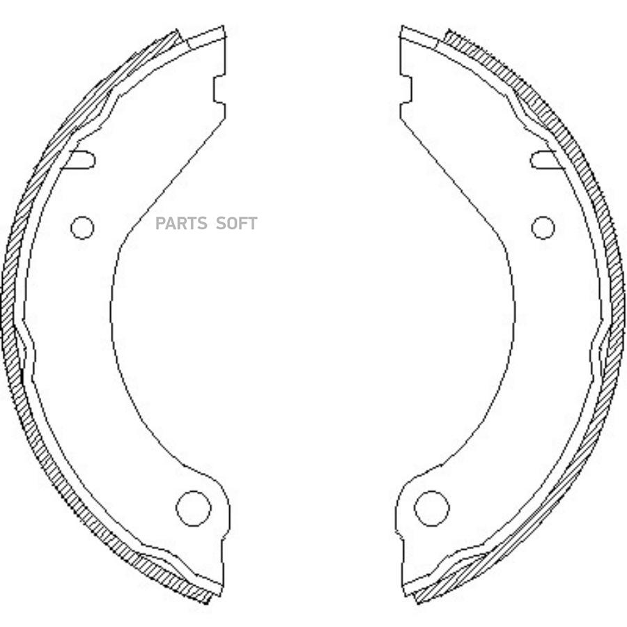 

Колодки барабанные ручника\ Volvo 240-960 84-98 1шт 4399.00 =277SBS=361156B=FSB86