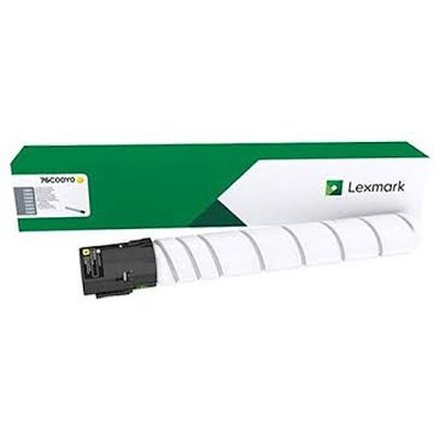 Картридж для лазерного принтера Lexmark 76C00Y0, желтый, оригинал