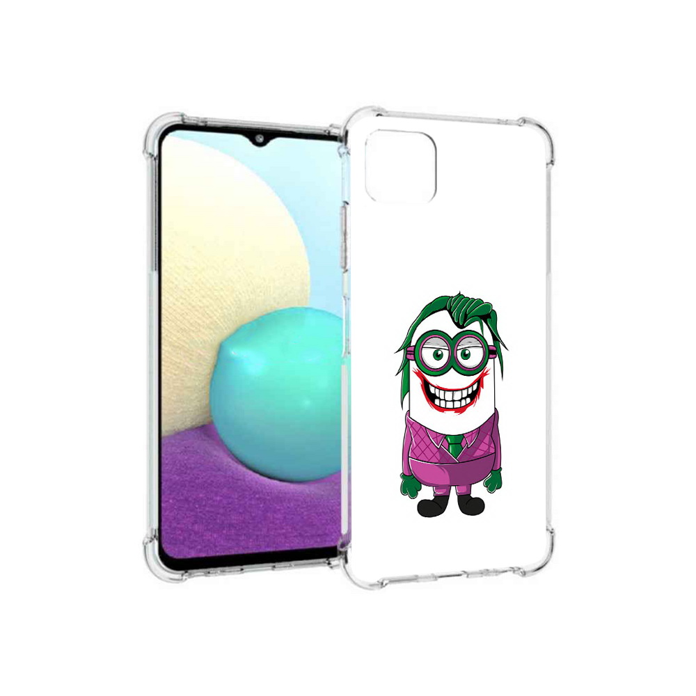 

Чехол MyPads Tocco для Samsung Galaxy A22s 5G джокер миньон (PT226906.544.322), Прозрачный, Tocco
