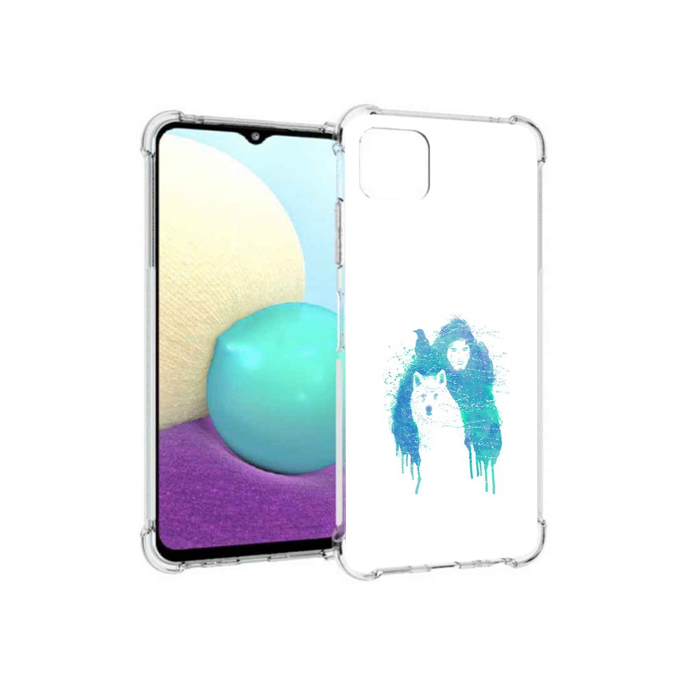 

Чехол MyPads Tocco для Samsung Galaxy A22s 5G джон сноу (PT226906.544.323), Прозрачный, Tocco