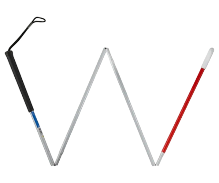 Трость тактильная Valentine International складная, четырехсекци