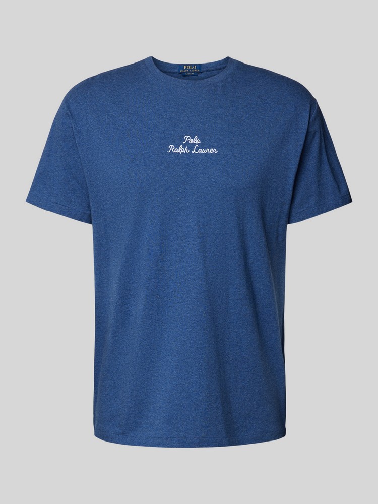 

Футболка мужская Polo Ralph Lauren 710936585 синяя XXL, Синий, 710936585
