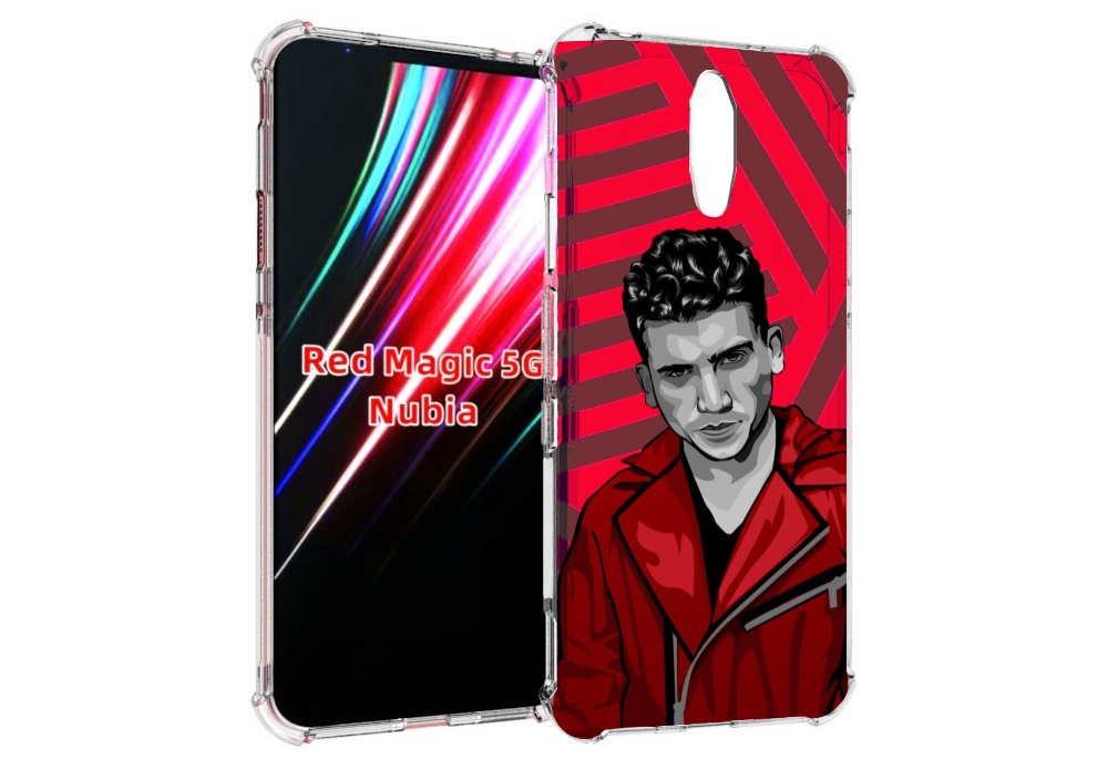 Чехол MyPads Денвер-бумажный-дом для ZTE Nubia Red Magic 1 5G