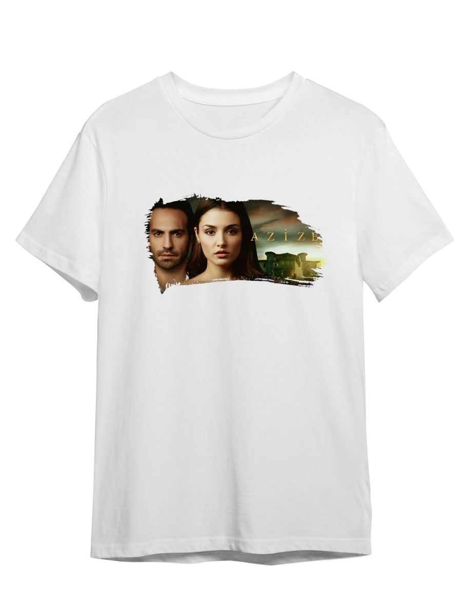 

Футболка унисекс Каждому Своё Азизе/Azize/Турецкий сериал SRAZ6 белая M, Белый, "Азизе/Azize/Турецкий сериал" SRAZ6