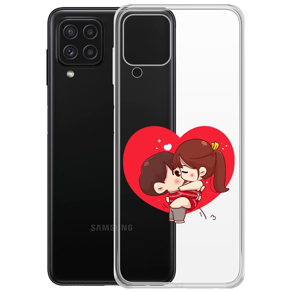 Чехол-накладка Аниме любовь для Samsung Galaxy A22/M22 (A225/M225)