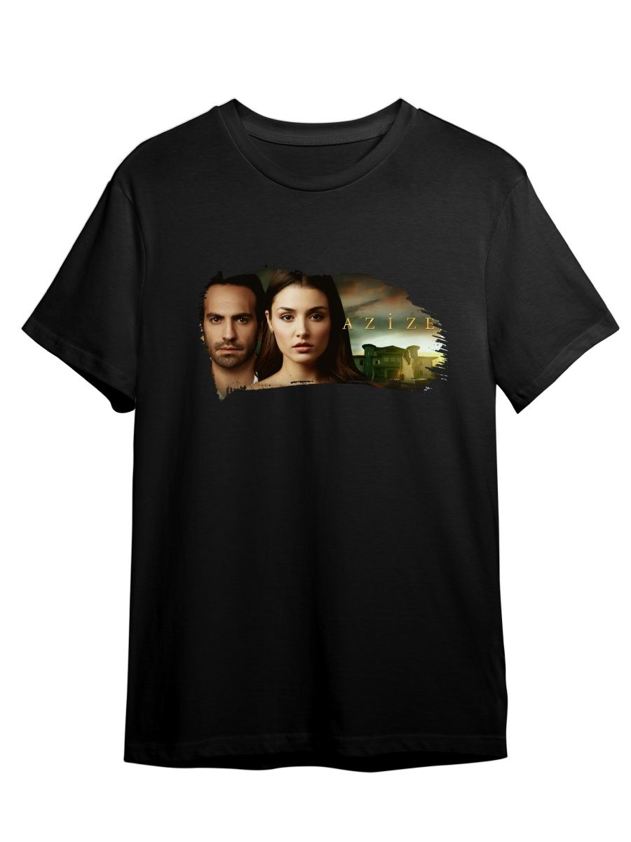 

Футболка унисекс Каждому Своё Азизе/Azize/Турецкий сериал SRAZ6 черная M, Черный, "Азизе/Azize/Турецкий сериал" SRAZ6