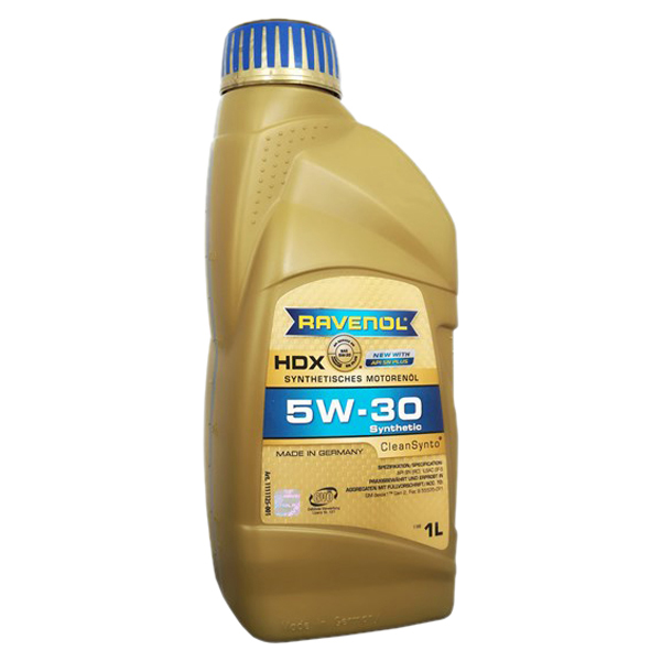 фото Масло моторное ravenol hdx sae 5w30 (1л) ravenol 4014835858541